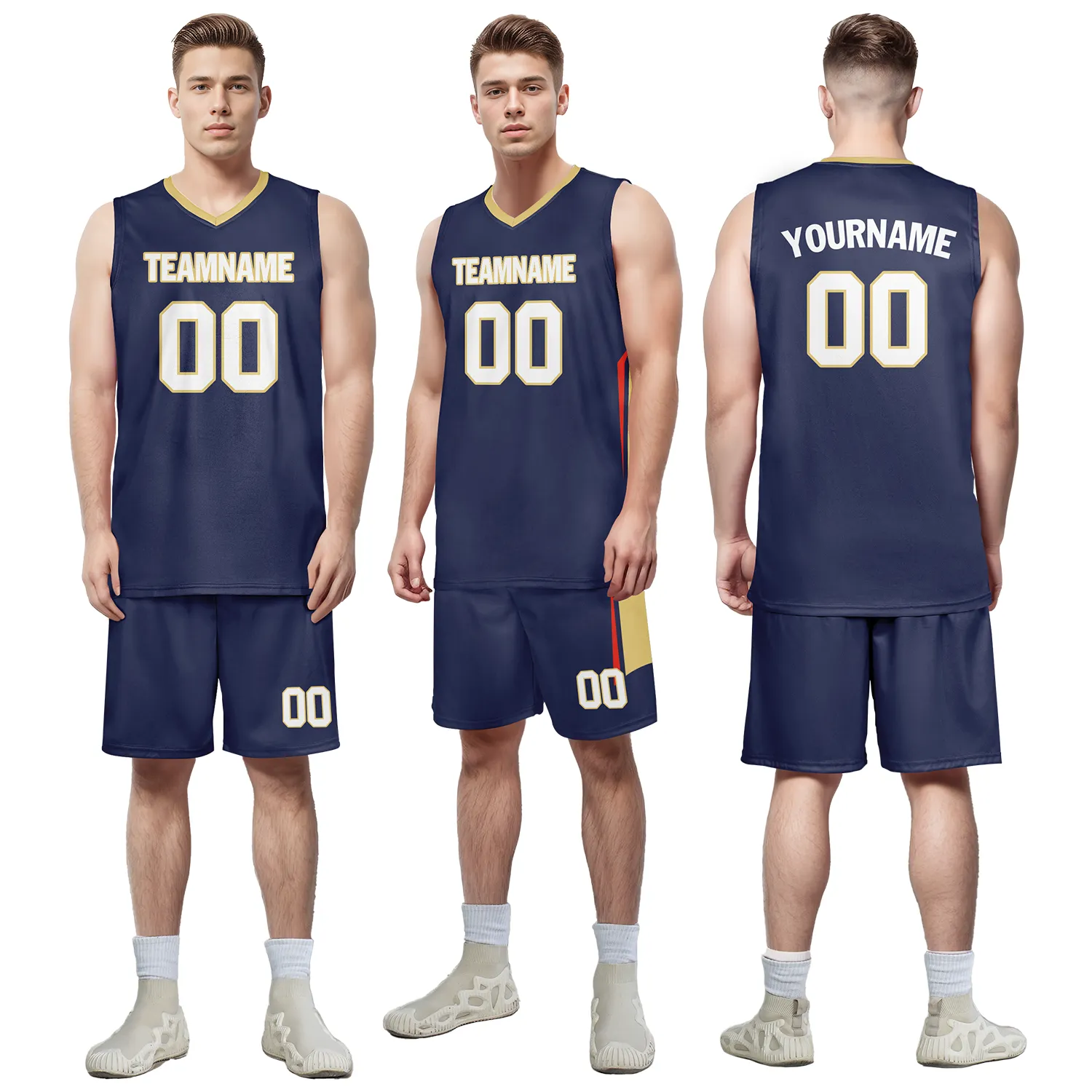Custom Deep Blue Classic Style Sports Uniform Basketball Jersey BBJ01-bd0a70e0