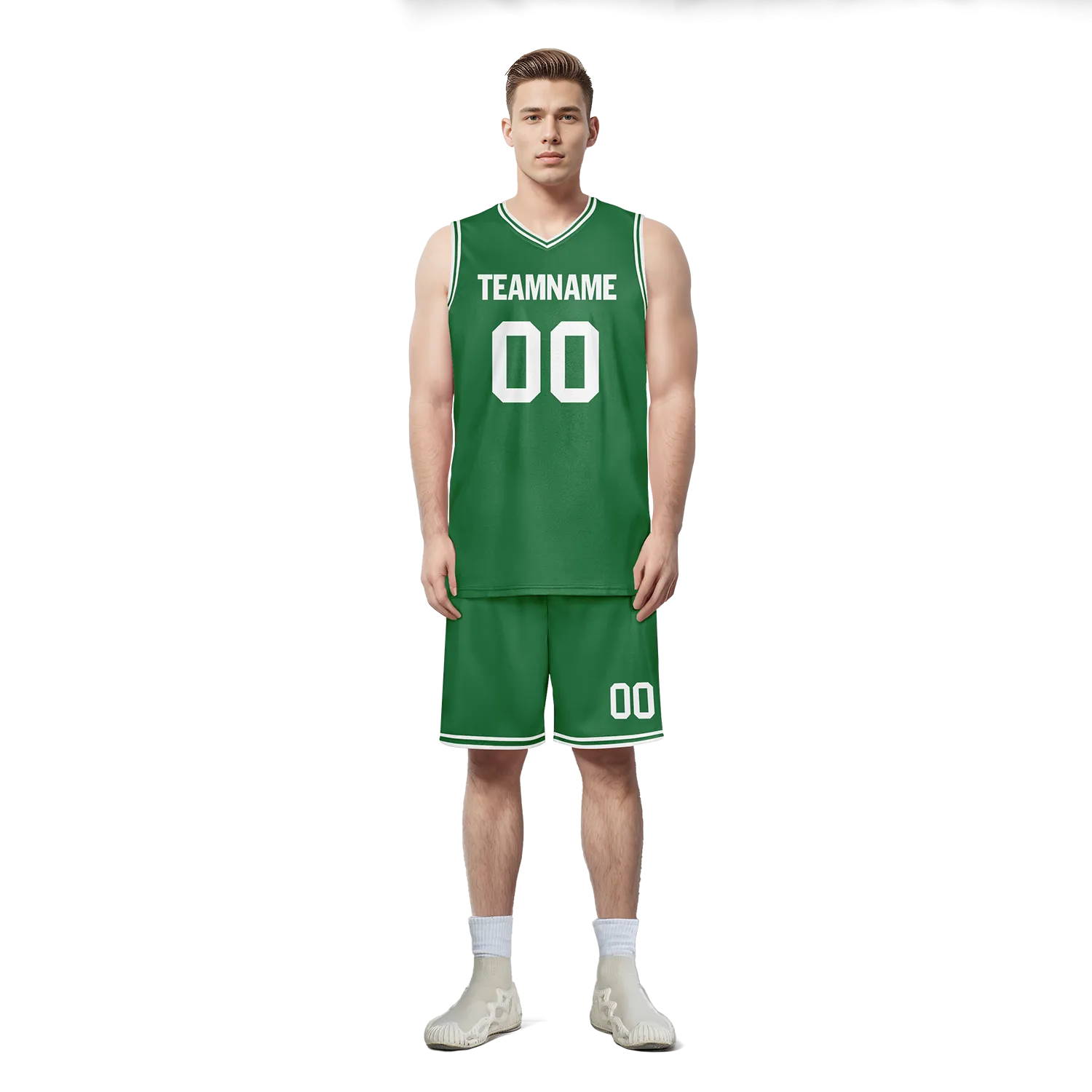 Custom Green Classic Style Sports Uniform Basketball Jersey BBJ01-bd0a700a