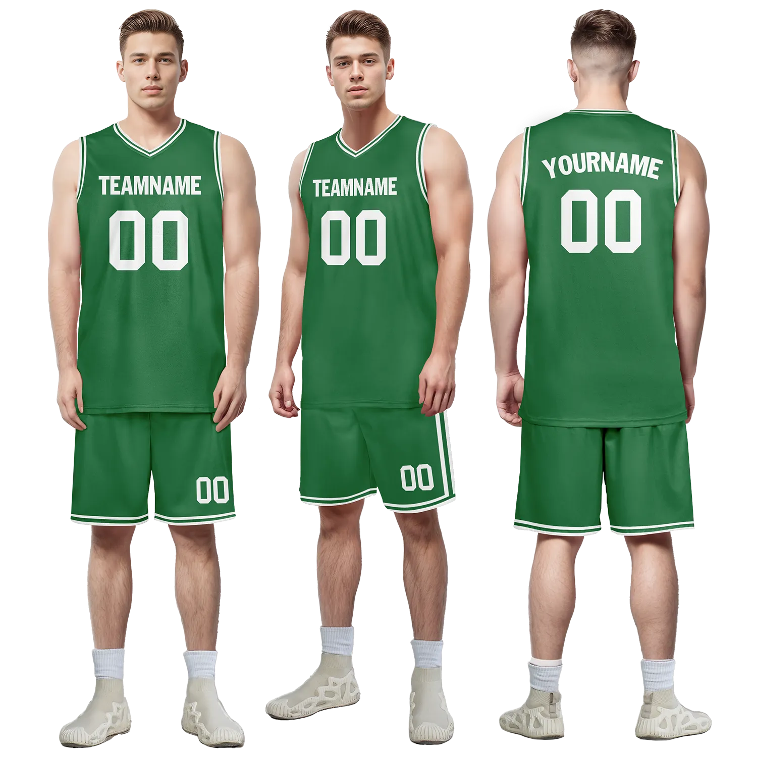 Custom Green Classic Style Sports Uniform Basketball Jersey BBJ01-bd0a700a