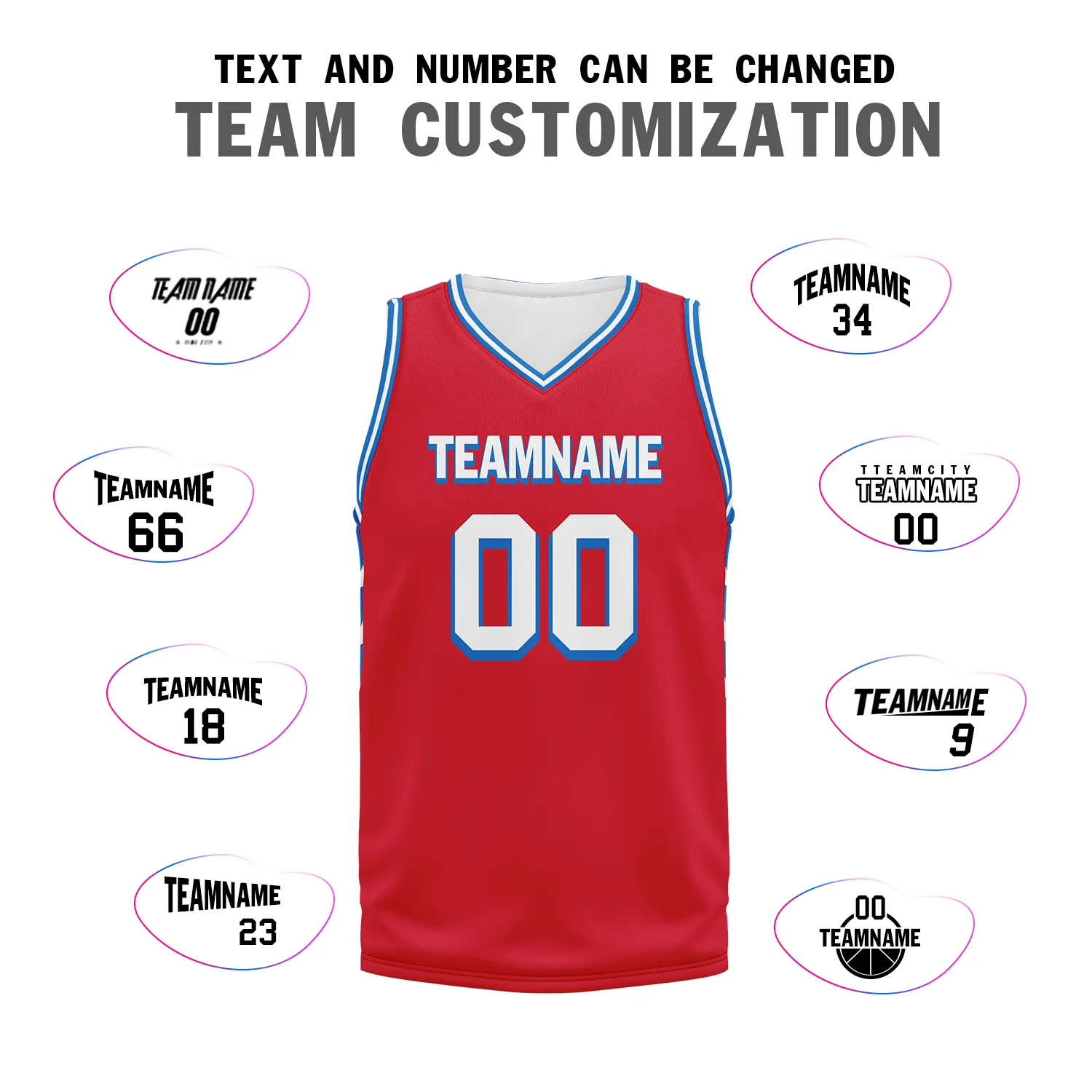 Custom Red Classic Style Sports Uniform Basketball Jersey BBJ01-bd0a70bb