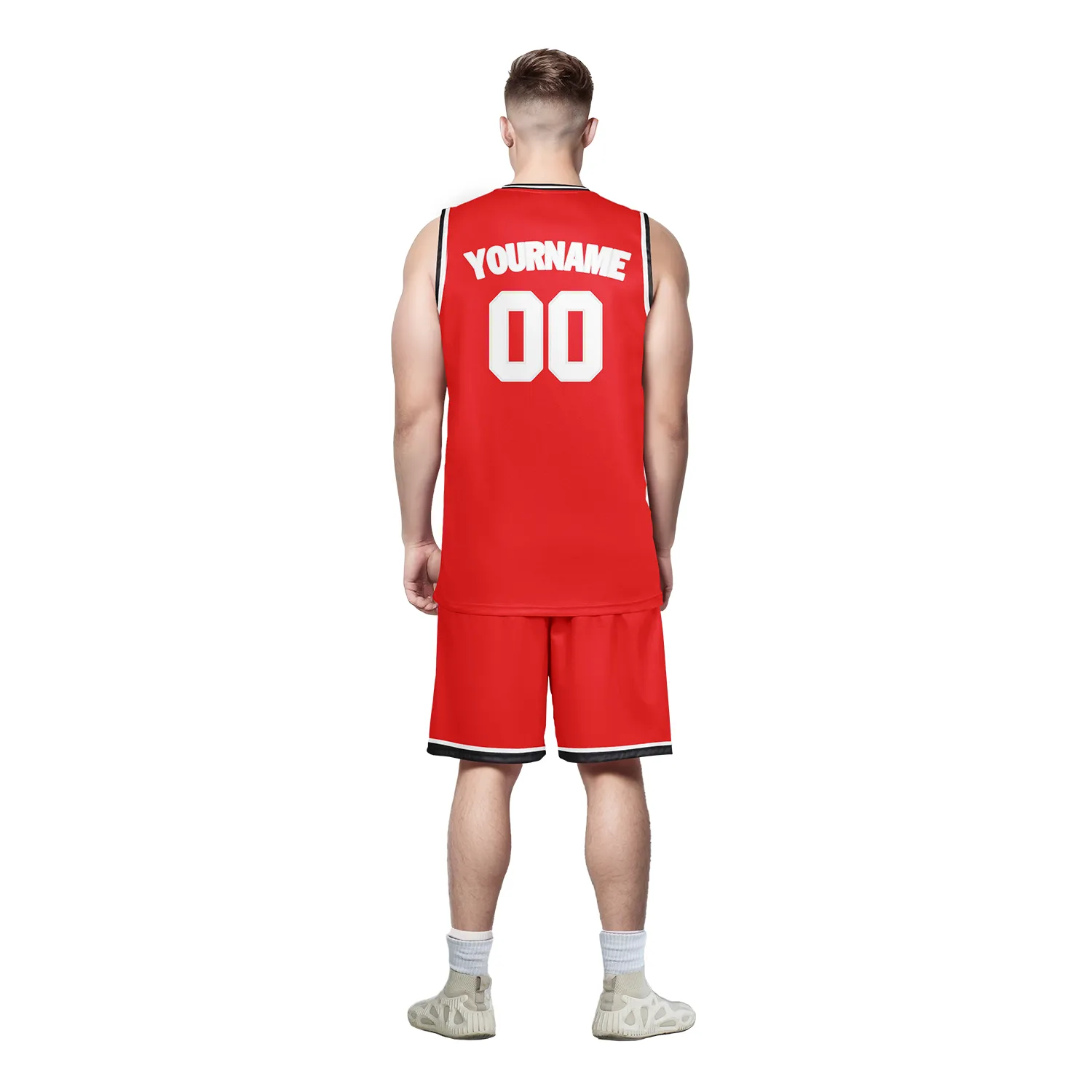 Custom Red Classic Style Sports Uniform Basketball Jersey BBJ01-bd0a70be