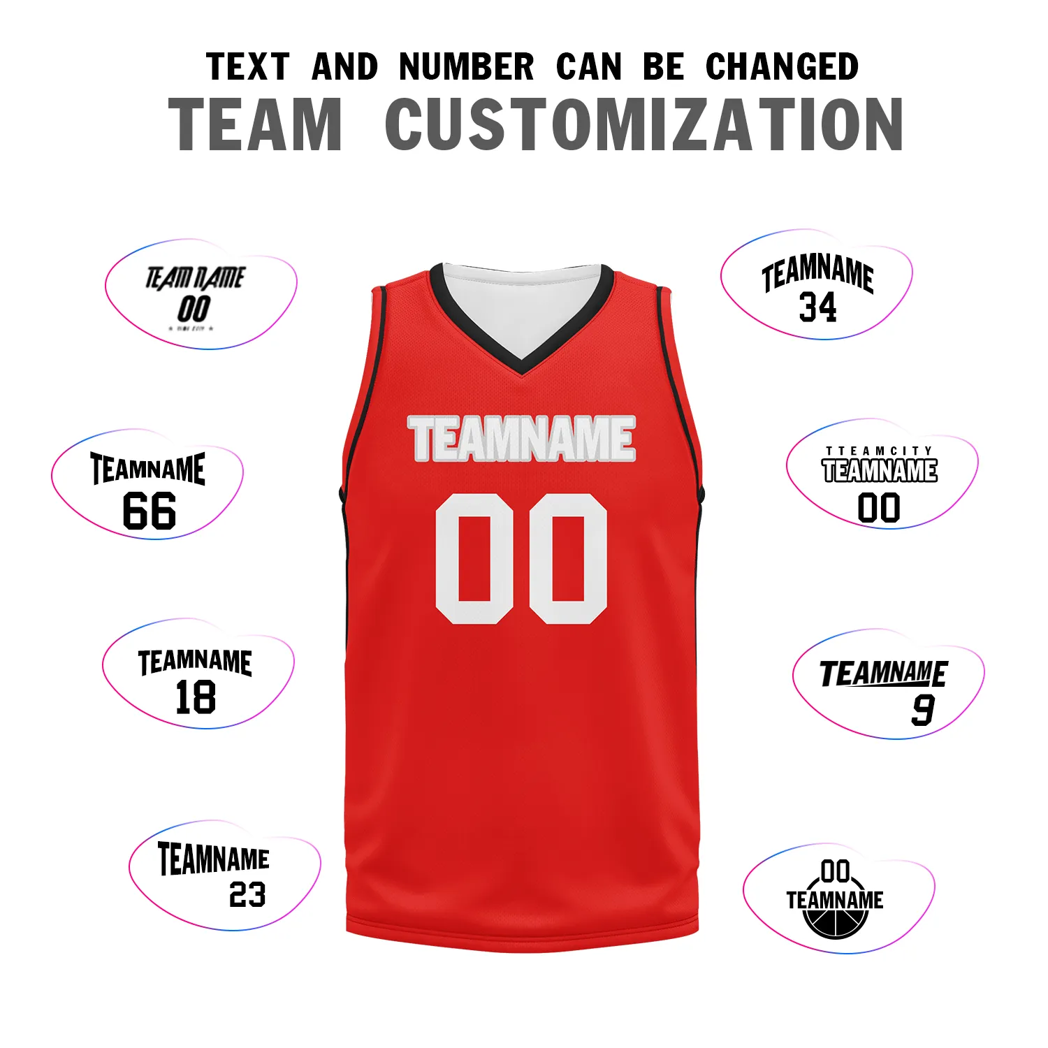 Custom Red Classic Style Sports Uniform Basketball Jersey BBJ01-bd0a70db