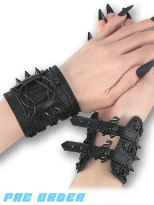 DA-406 SPIKED WRIST CUFFS ✰ PRE ORDER ✰