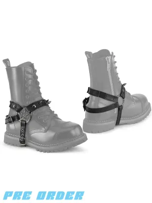 DA-510 PENTAGRAM BOOT HARNESS PAIR ✰ PRE ORDER ✰