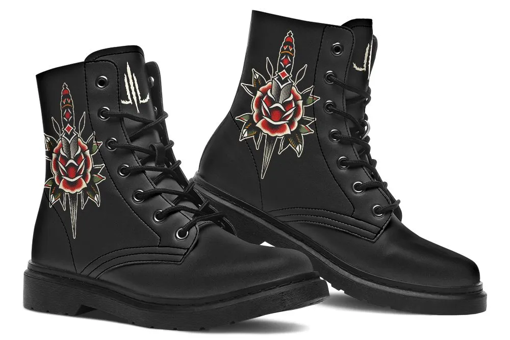 Dagger Rose Boots