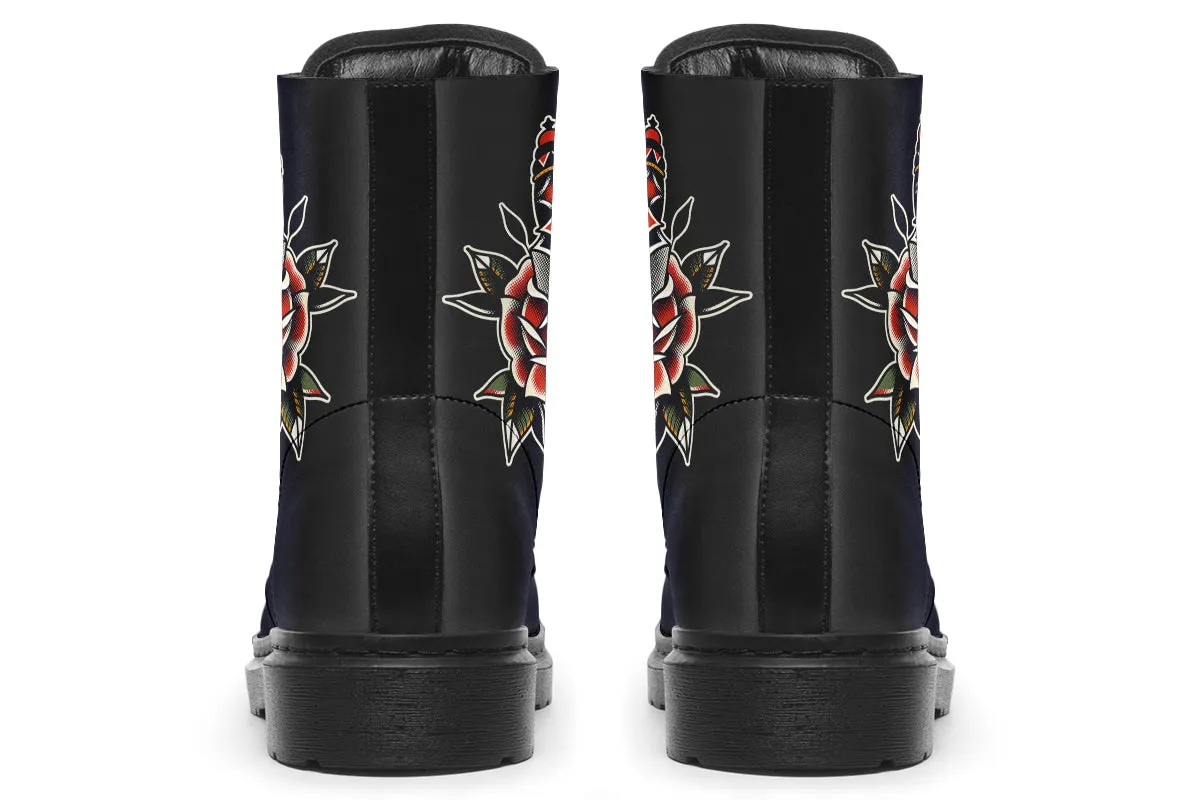 Dagger Rose Boots