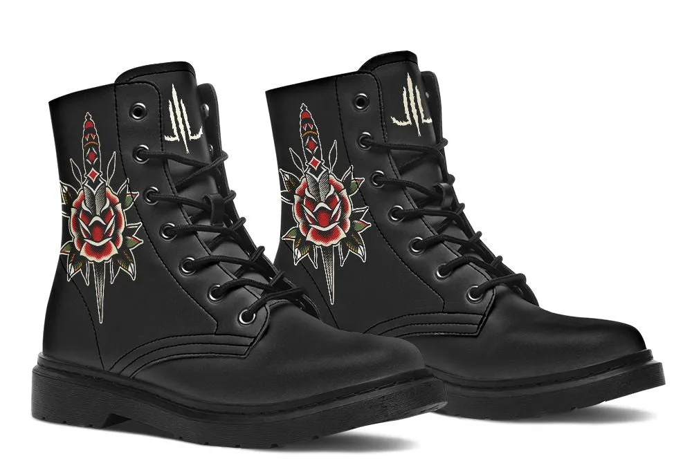 Dagger Rose Boots