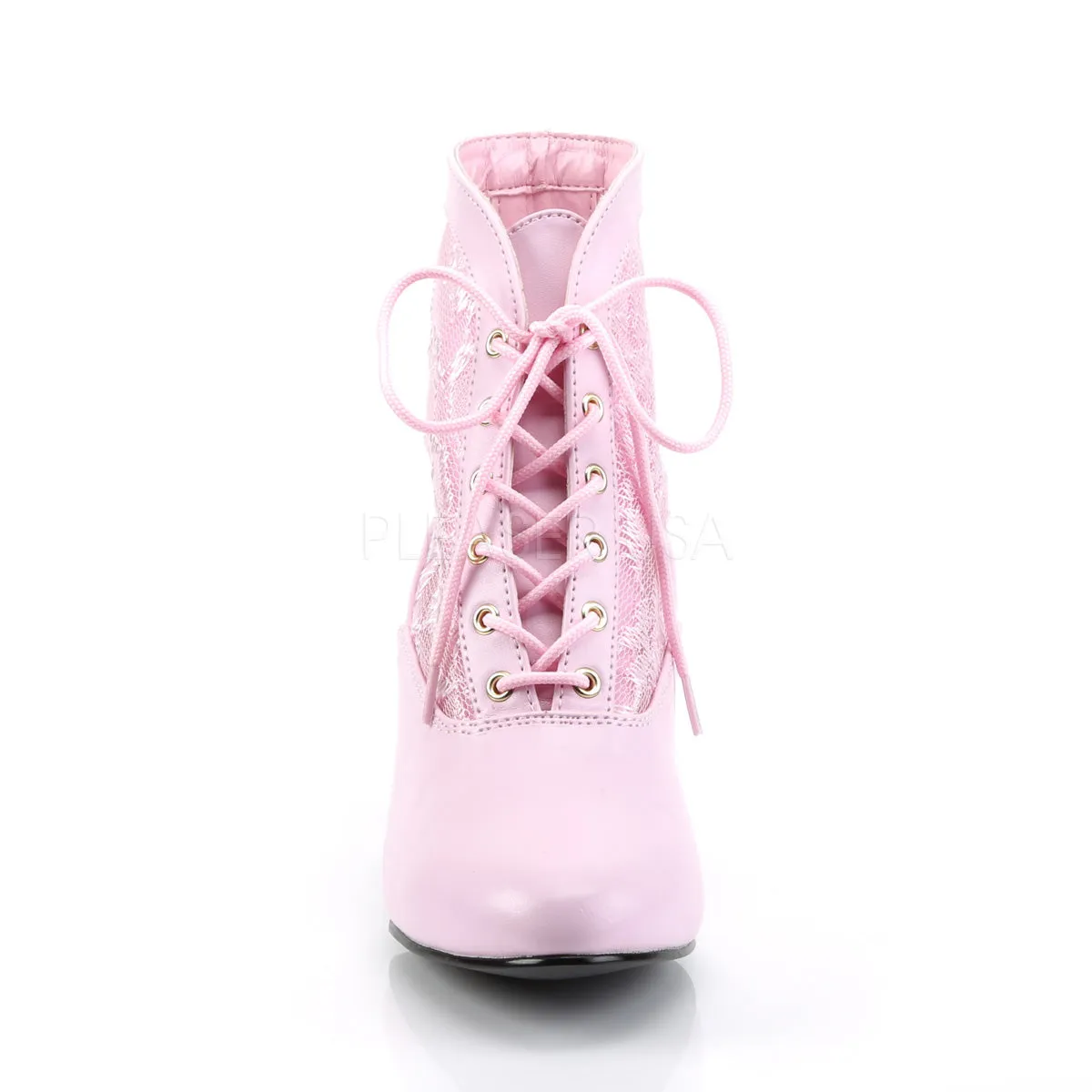 DAME-05  Baby Pink Pu-Lace
