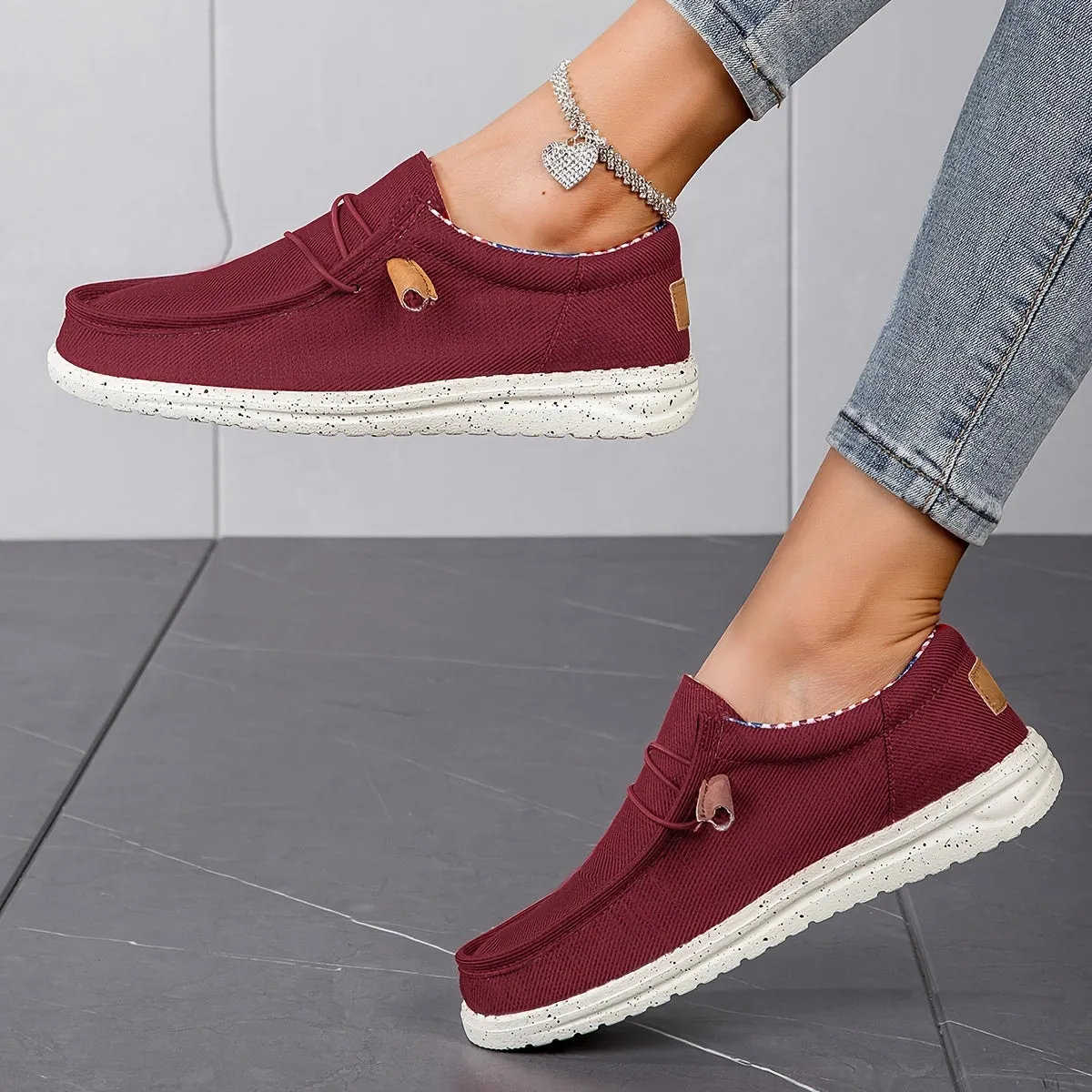 Dames zomer loafer-light slip-on schoenen met zachte zool