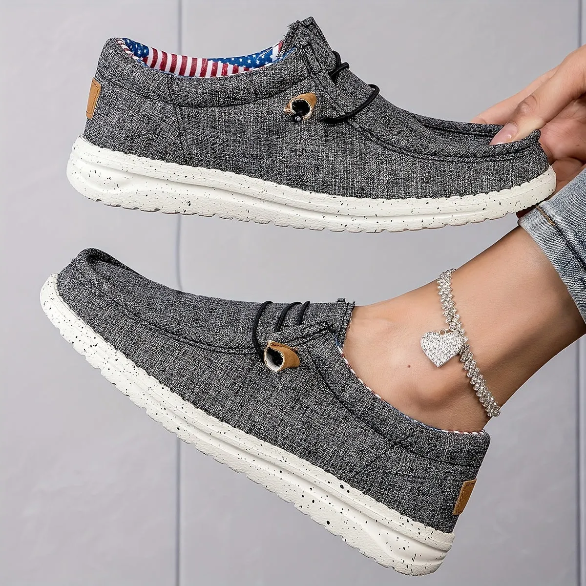Dames zomer loafer-light slip-on schoenen met zachte zool