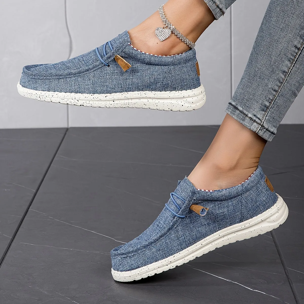 Dames zomer loafer-light slip-on schoenen met zachte zool