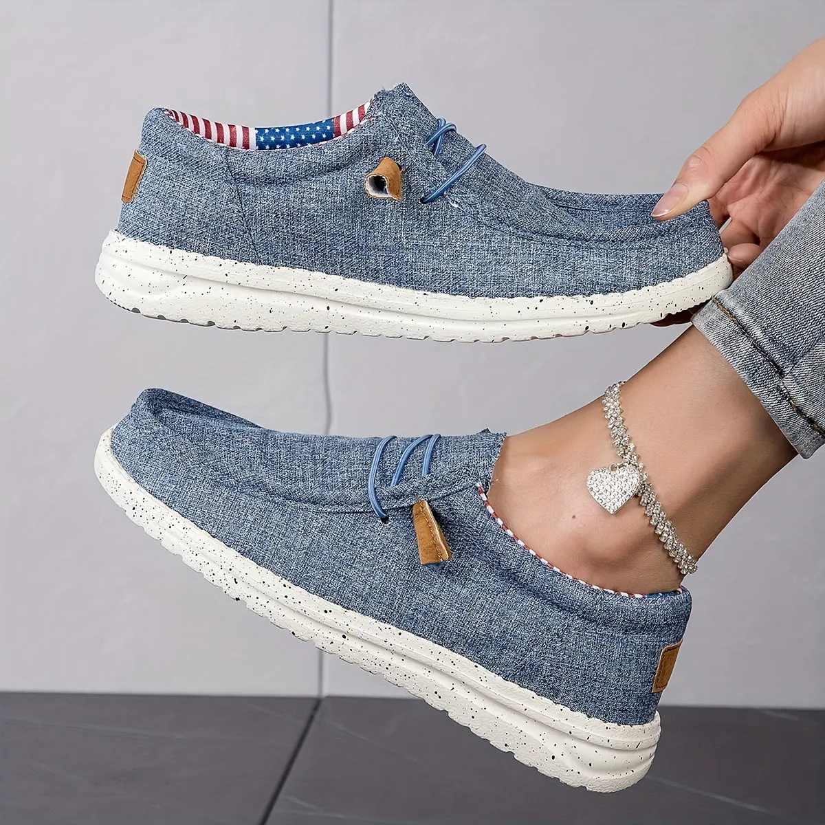 Dames zomer loafer-light slip-on schoenen met zachte zool