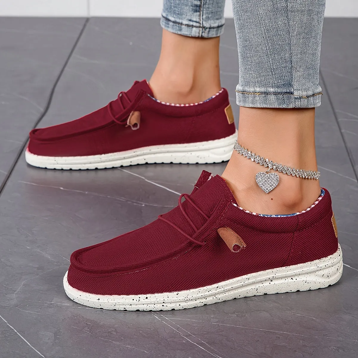 Dames zomer loafer-light slip-on schoenen met zachte zool