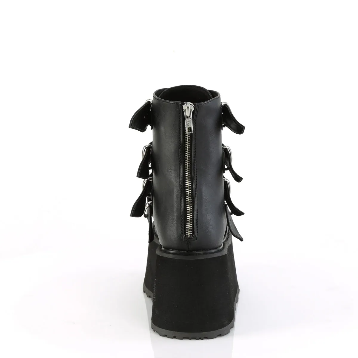 DAMNED-105  Black Vegan Leather
