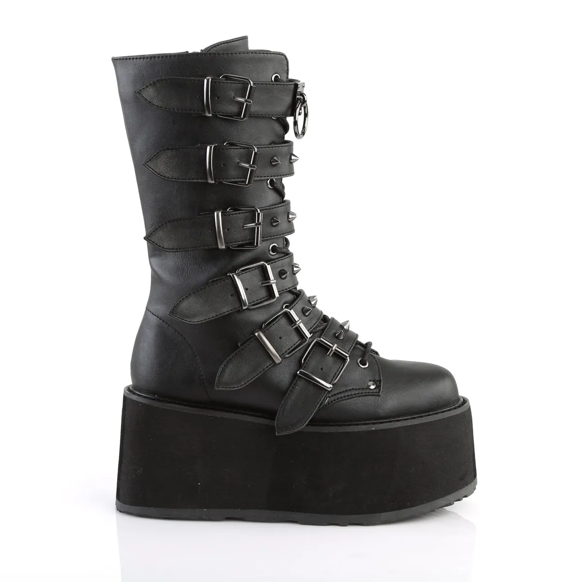 DAMNED-225  Black Vegan Leather