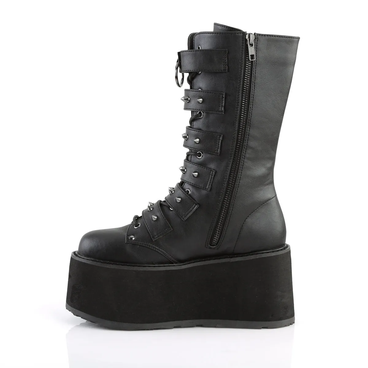 DAMNED-225  Black Vegan Leather