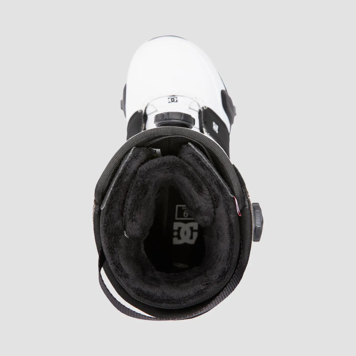 DC Judge BOA Step On Snowboard Boots White/Black Print