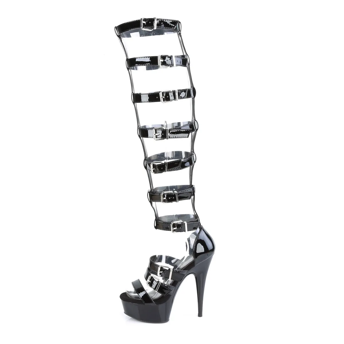 DELIGHT-600-46  Black Patent/Black