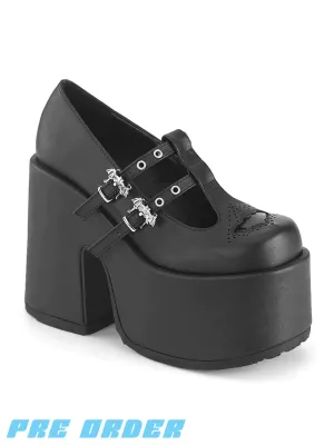 DEMONIA CAMEL-55 - BLACK VEGAN LEATHER ✰ PRE ORDER ✰