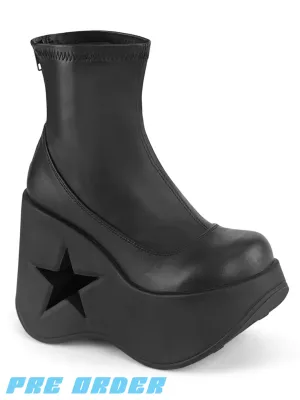 DEMONIA DYNAMITE-100 - BLACK VEGAN LEATHER ✰ PRE ORDER ✰