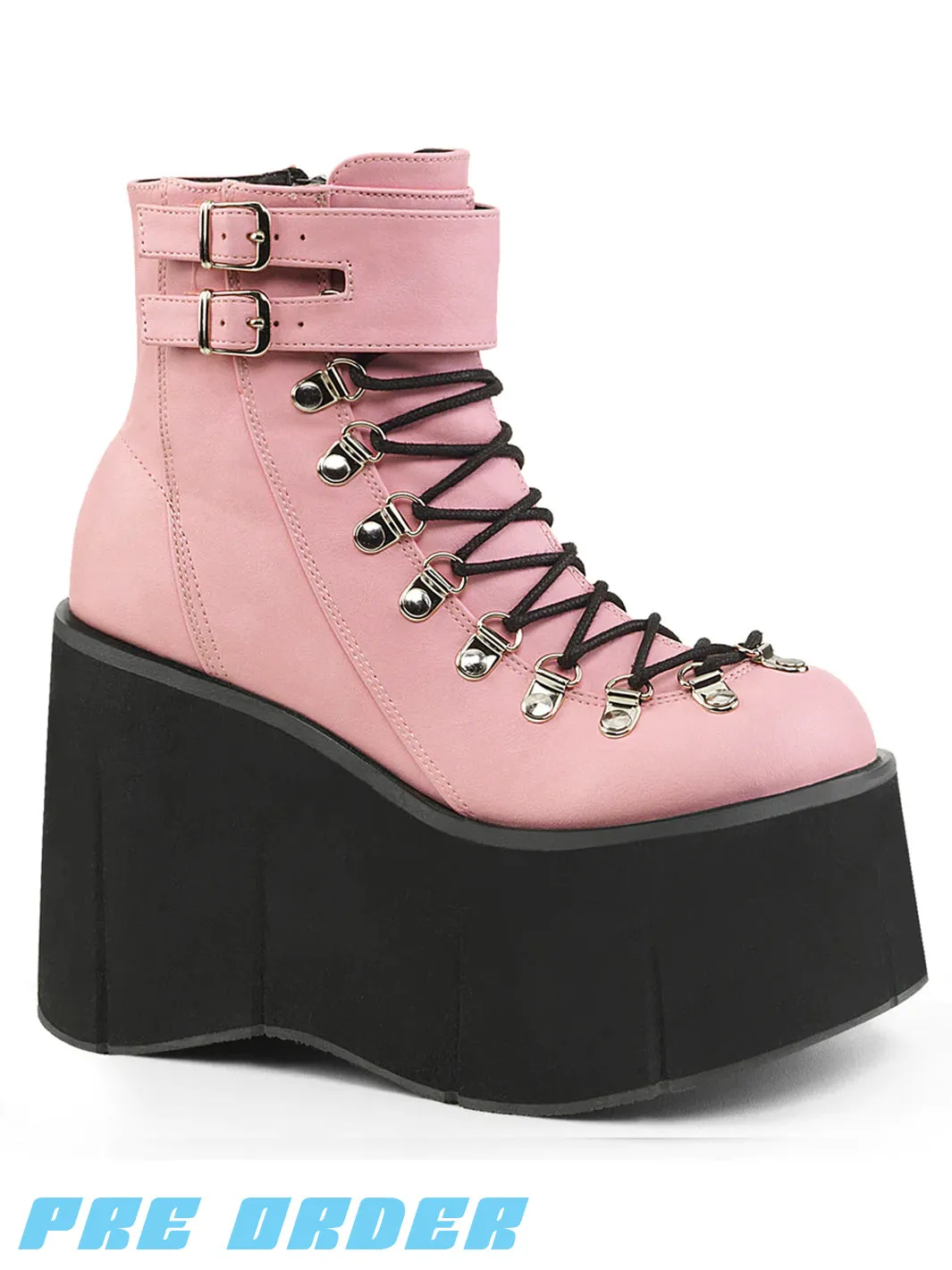 DEMONIA KERA-21 - PINK VEGAN LEATHER ✰ PRE ORDER ✰