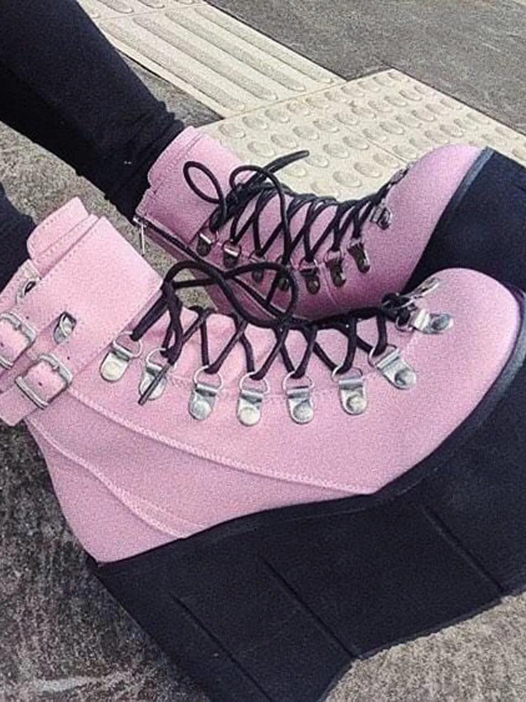 DEMONIA KERA-21 - PINK VEGAN LEATHER ✰ PRE ORDER ✰