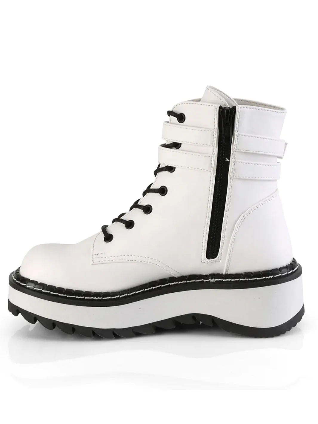 DEMONIA LILITH-152 - WHITE VEGAN LEATHER ✰ PRE ORDER ✰