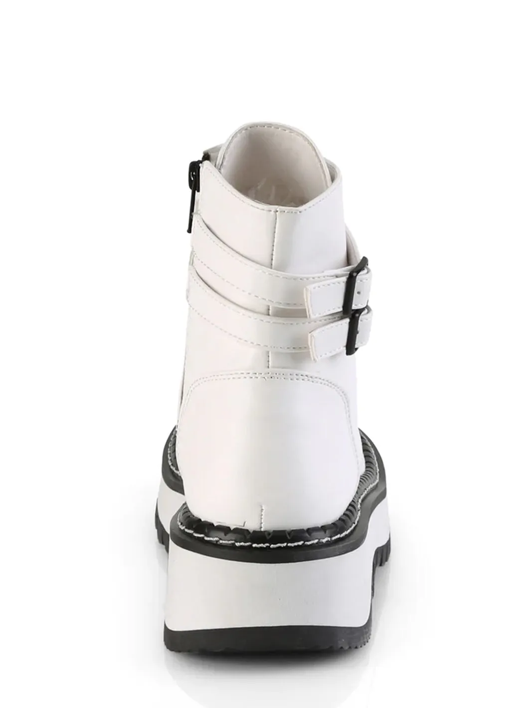 DEMONIA LILITH-152 - WHITE VEGAN LEATHER ✰ PRE ORDER ✰