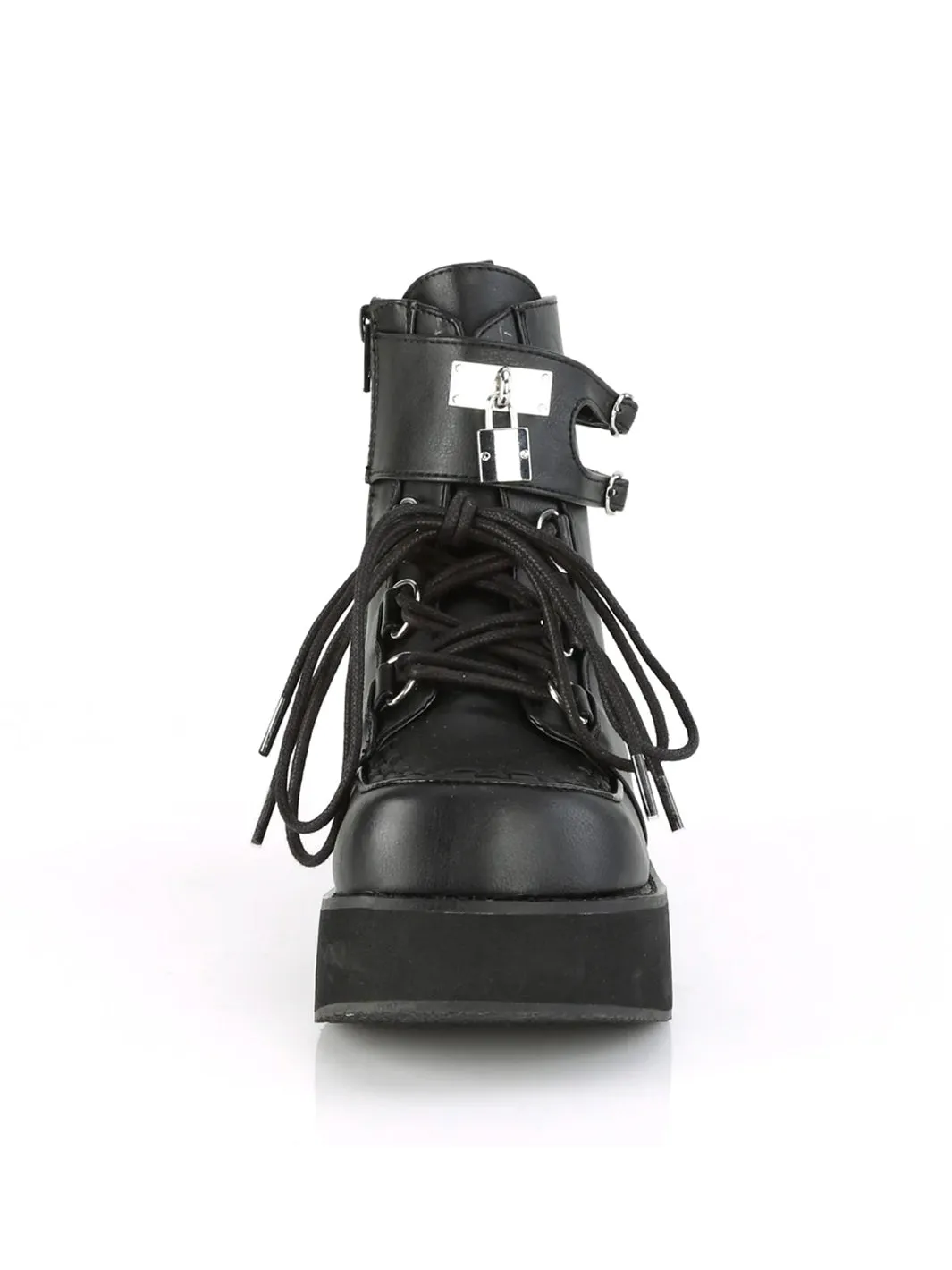 DEMONIA SPRITE-70 - BLACK VEGAN LEATHER ✰ PRE ORDER ✰