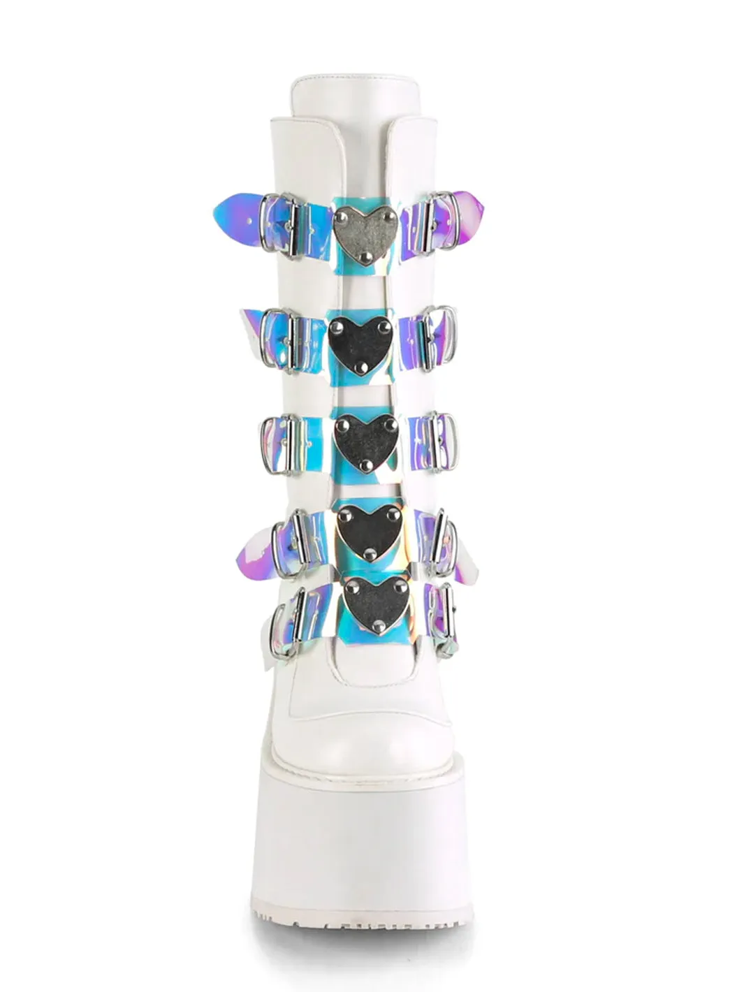 DEMONIA SWING-230 - WHITE VEGAN LEATHER ✰ PRE ORDER ✰