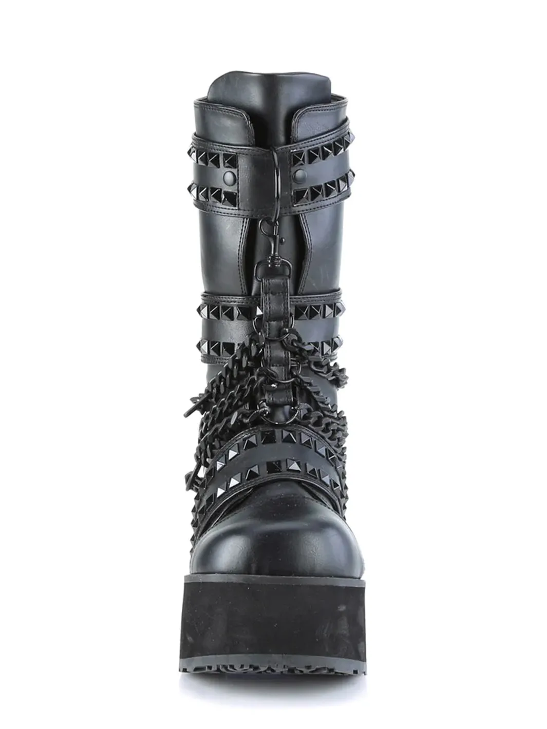 DEMONIA TRASHVILLE-138 - BLACK VEGAN LEATHER ✰ PRE ORDER ✰