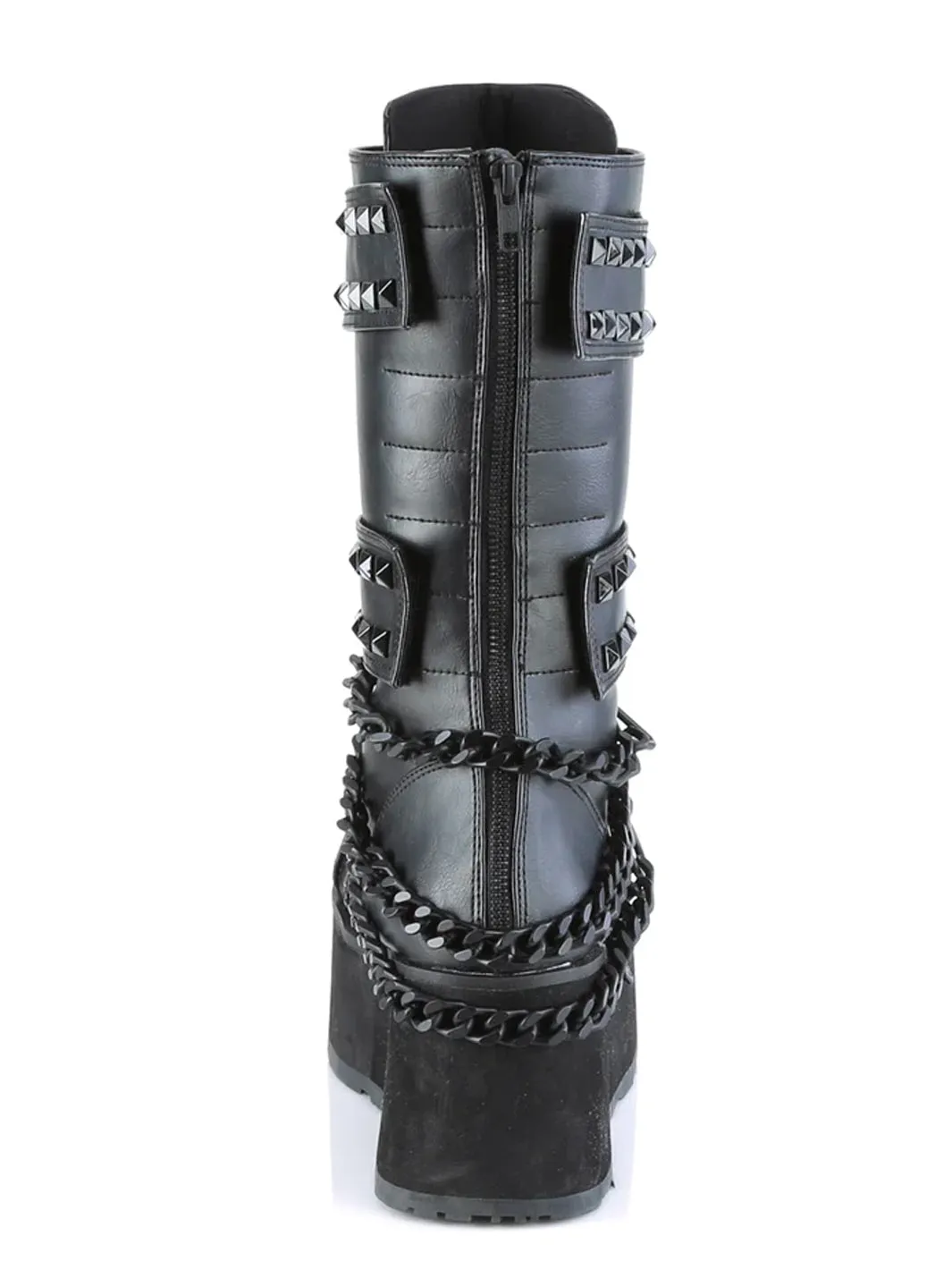 DEMONIA TRASHVILLE-138 - BLACK VEGAN LEATHER ✰ PRE ORDER ✰