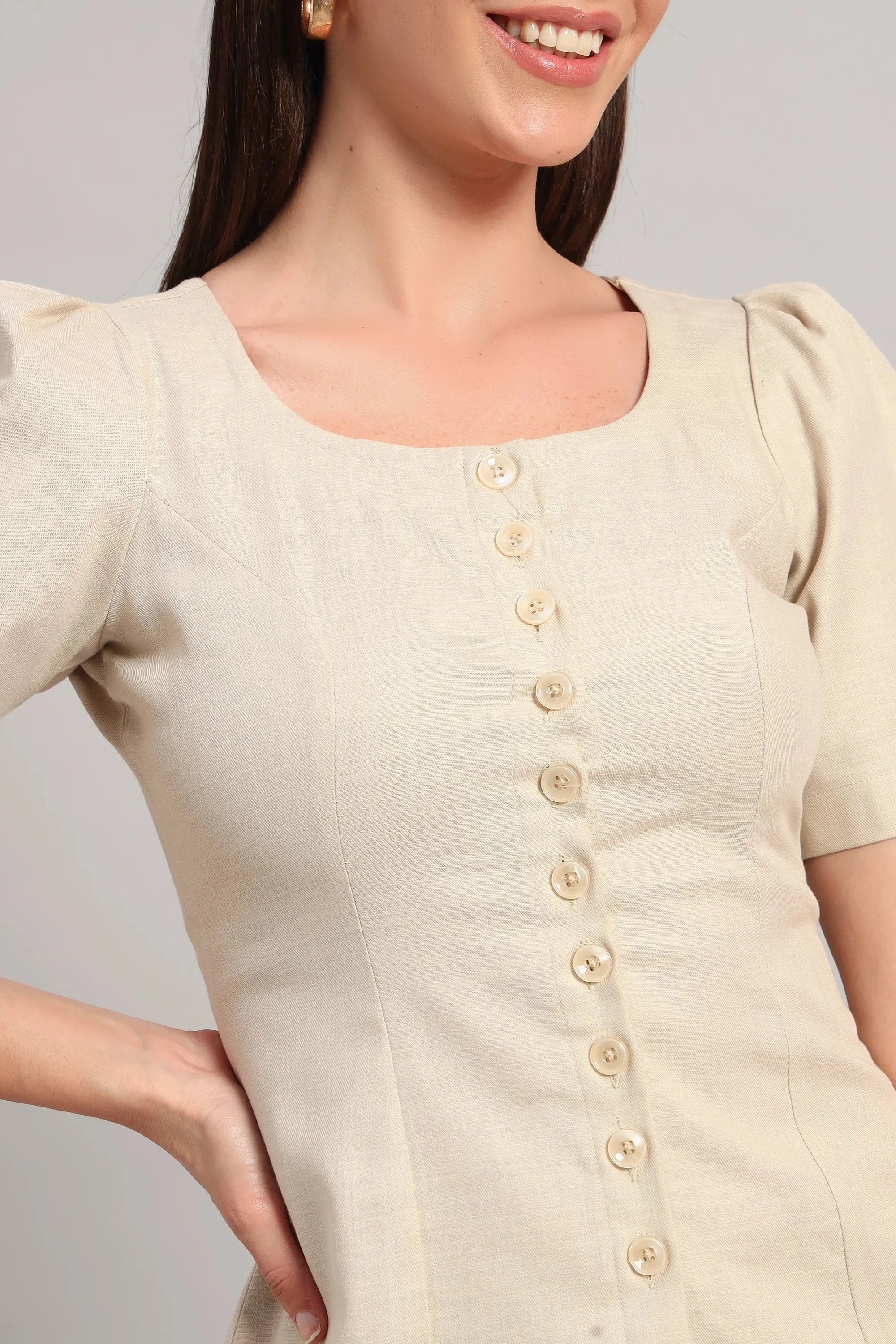 Ease Mode Co-ord, Beige