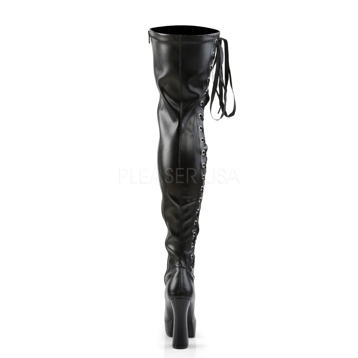 ELECTRA-3050  Black Str Faux Leather