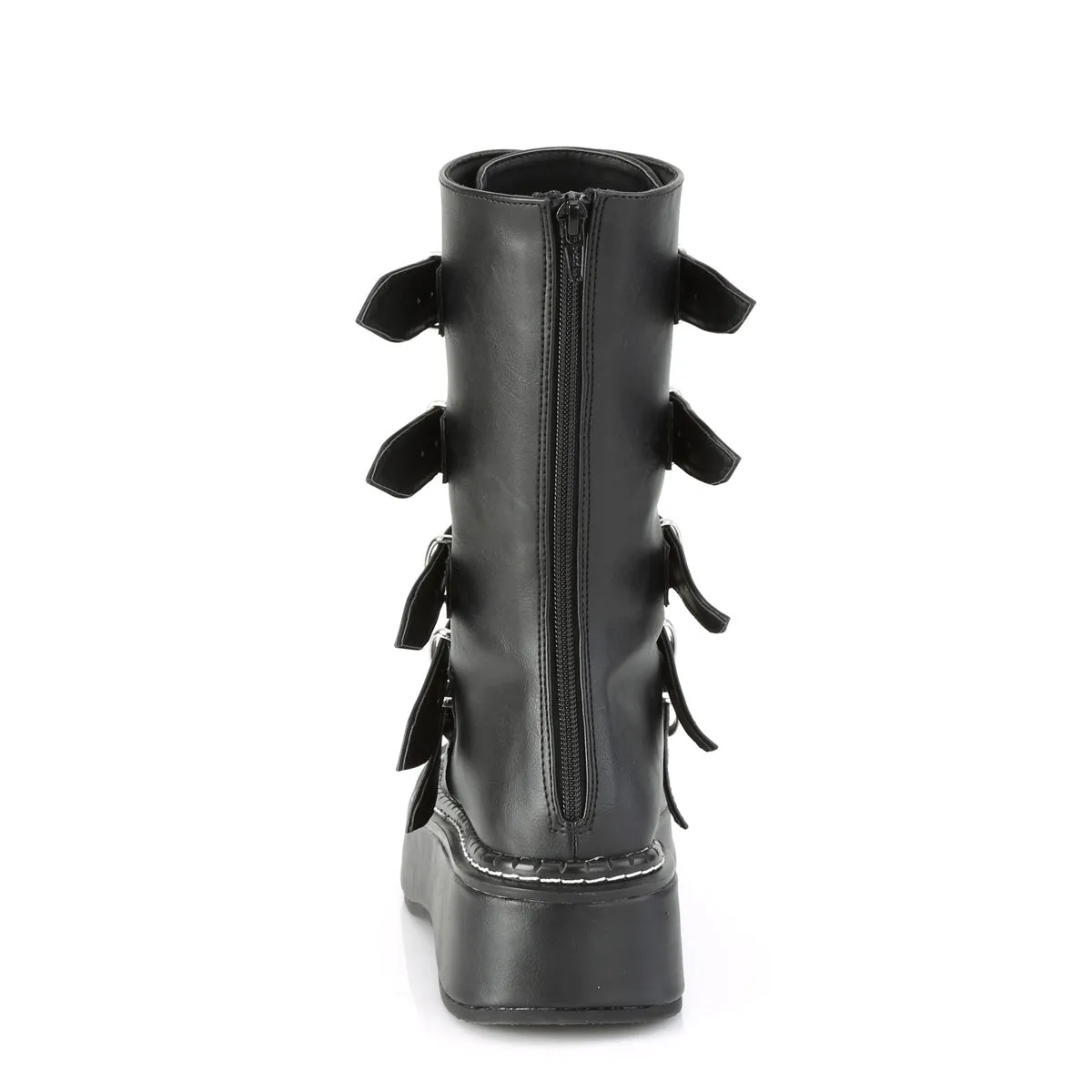 EMILY-330  Black Vegan Leather