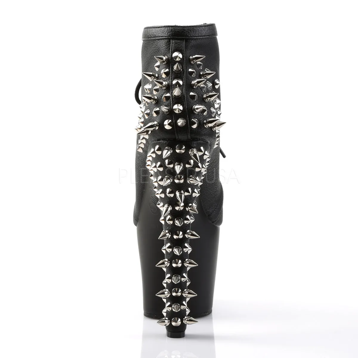 FEARLESS-700-28  Black Faux Leather/Black Matte