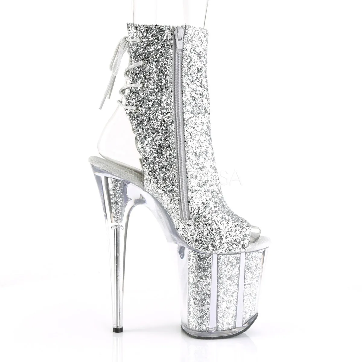 FLAMINGO-1018G  Silver Glitter/Silver Glitter