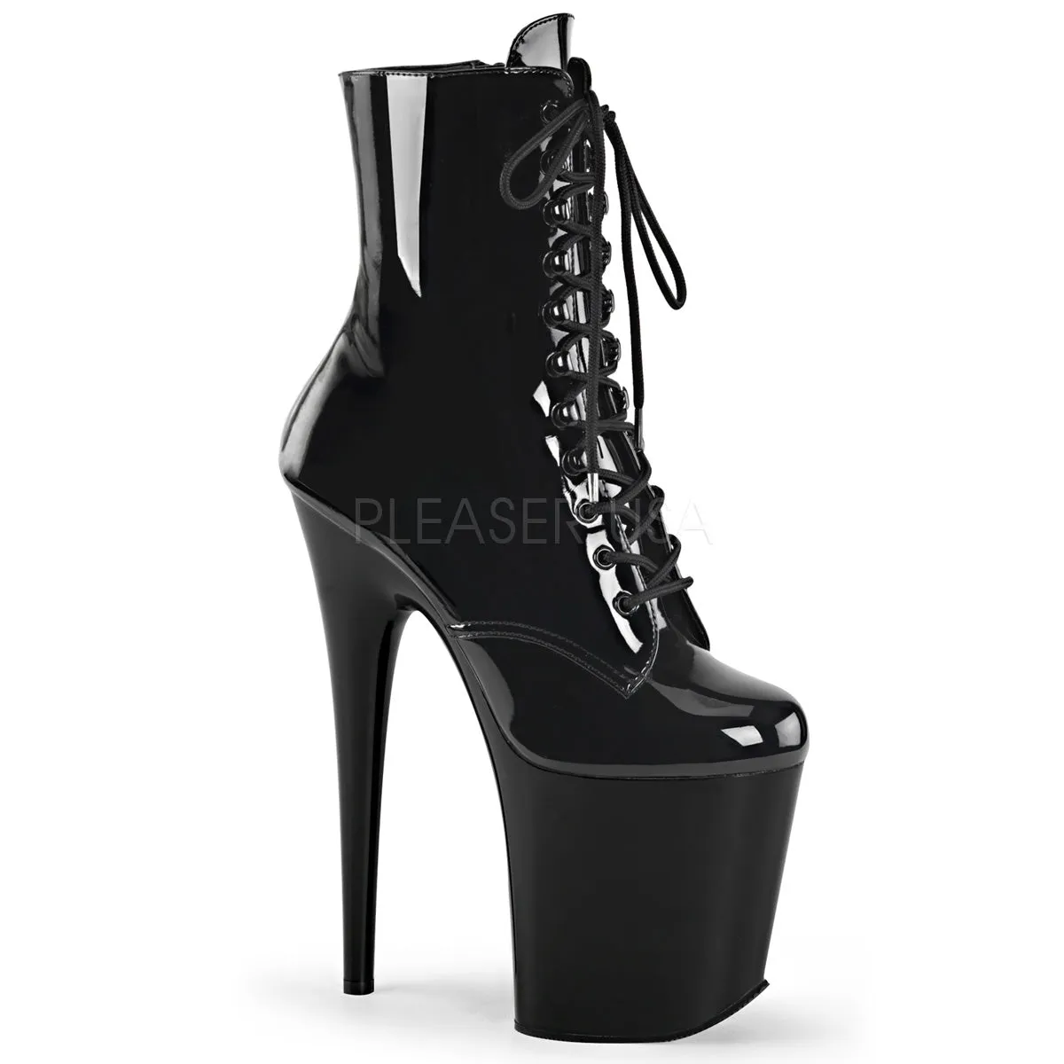 FLAMINGO-1020  Black Patent/Black