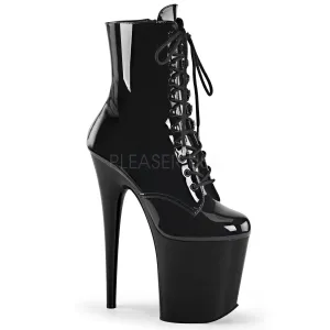FLAMINGO-1020  Black Patent/Black