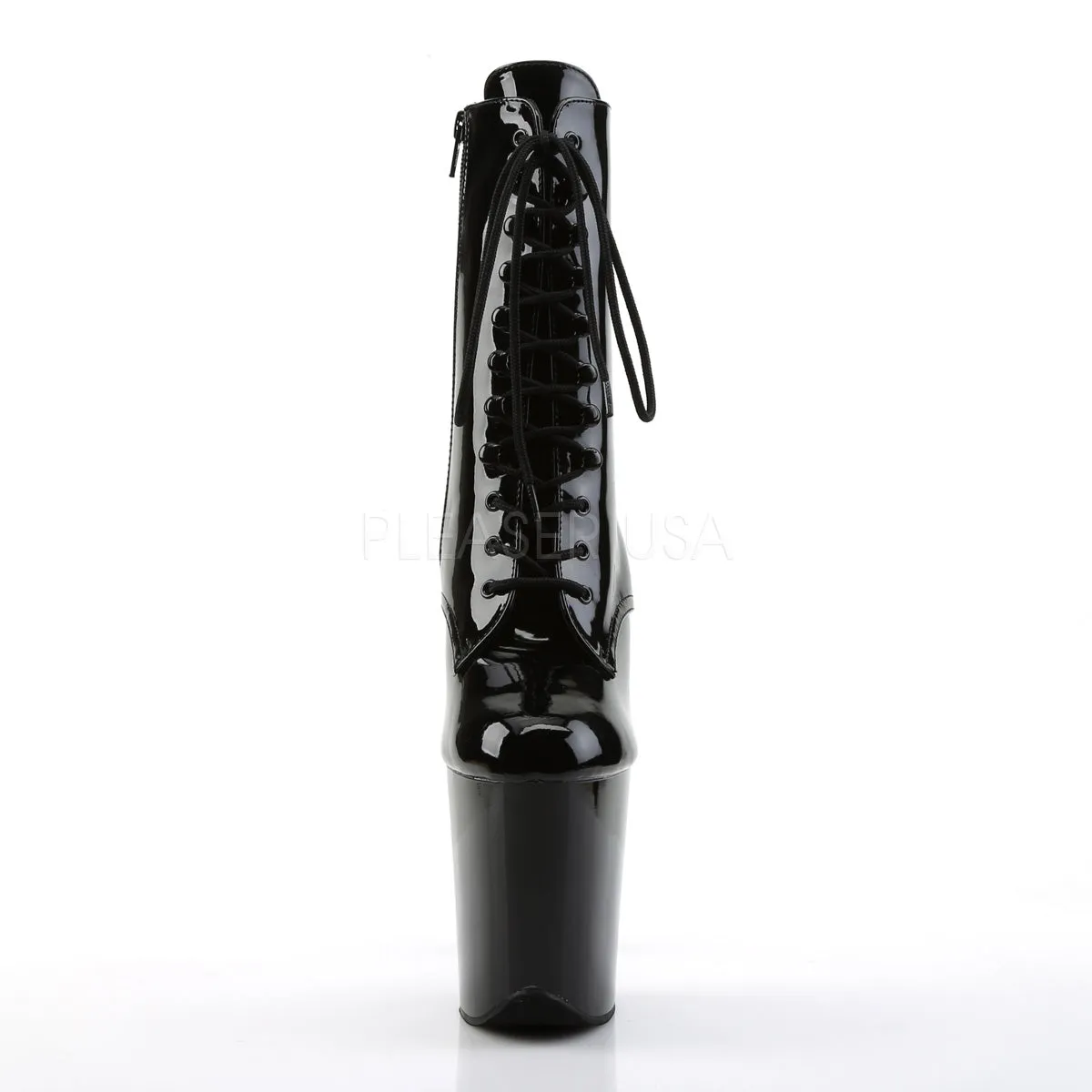 FLAMINGO-1020  Black Patent/Black