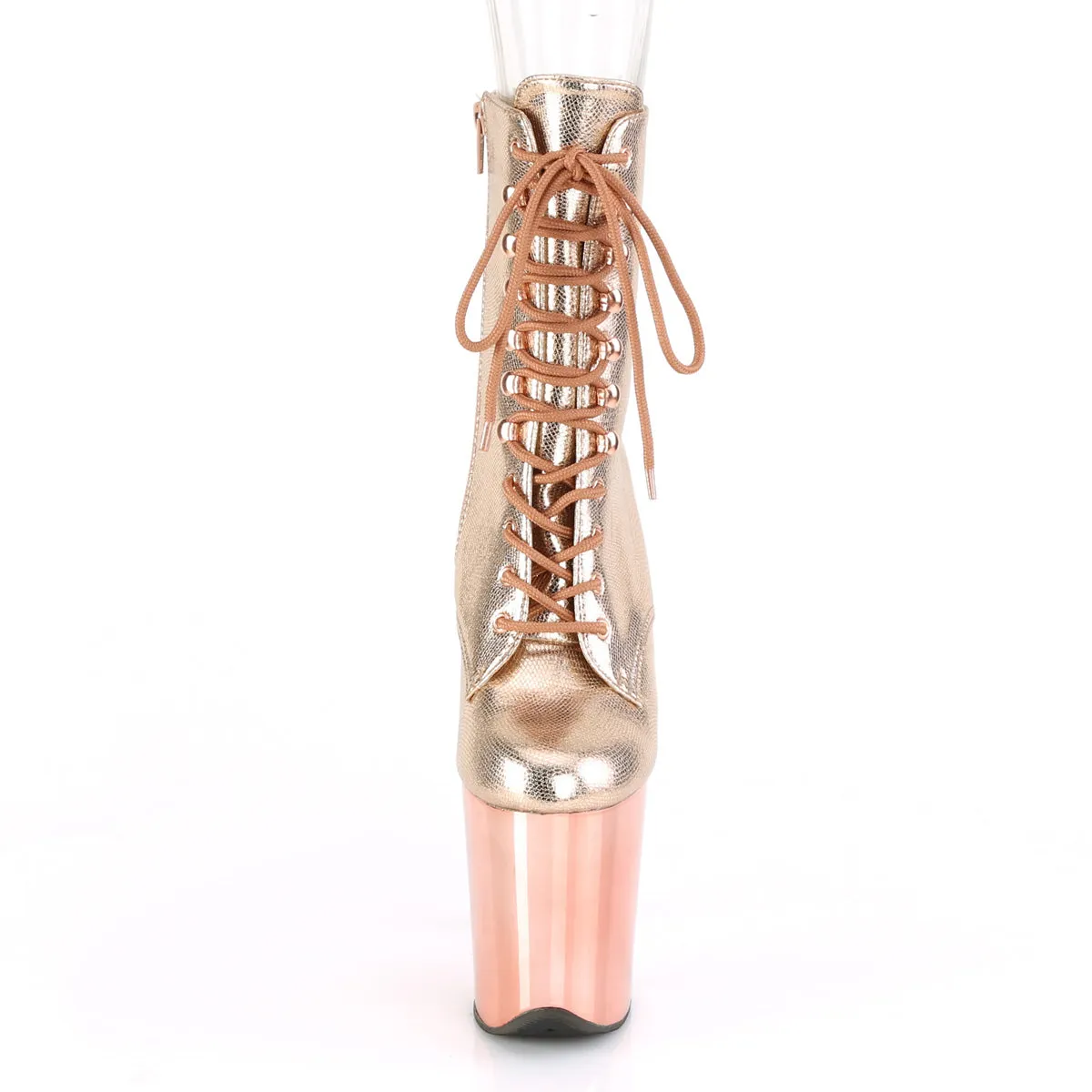 FLAMINGO-1020  Rose Gold Textured Metallic/Rose Gold Chrome