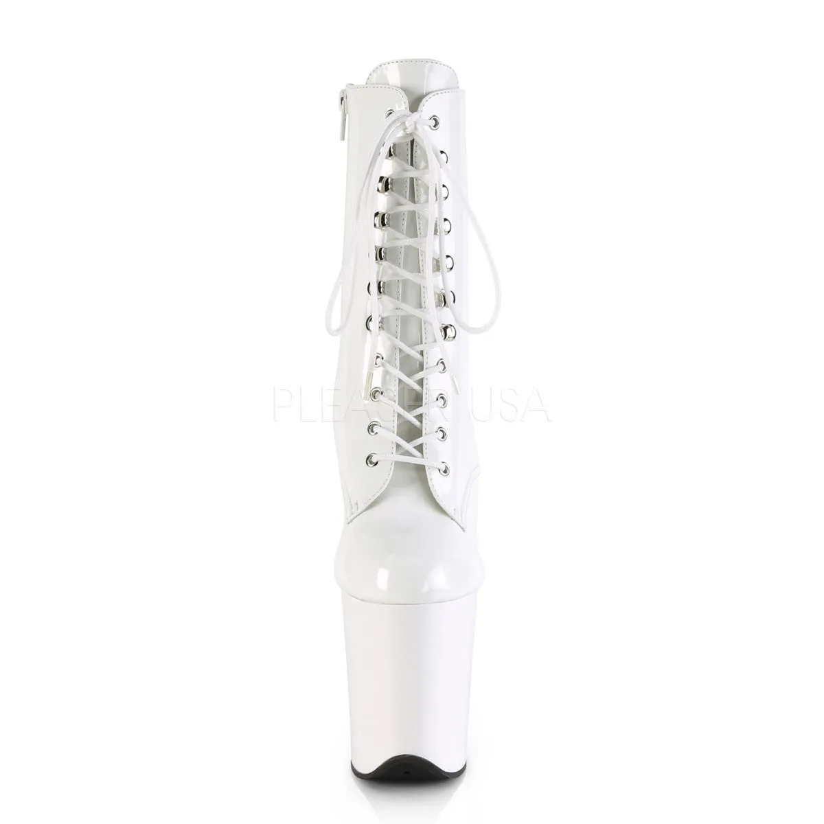 FLAMINGO-1020  White Patent/White