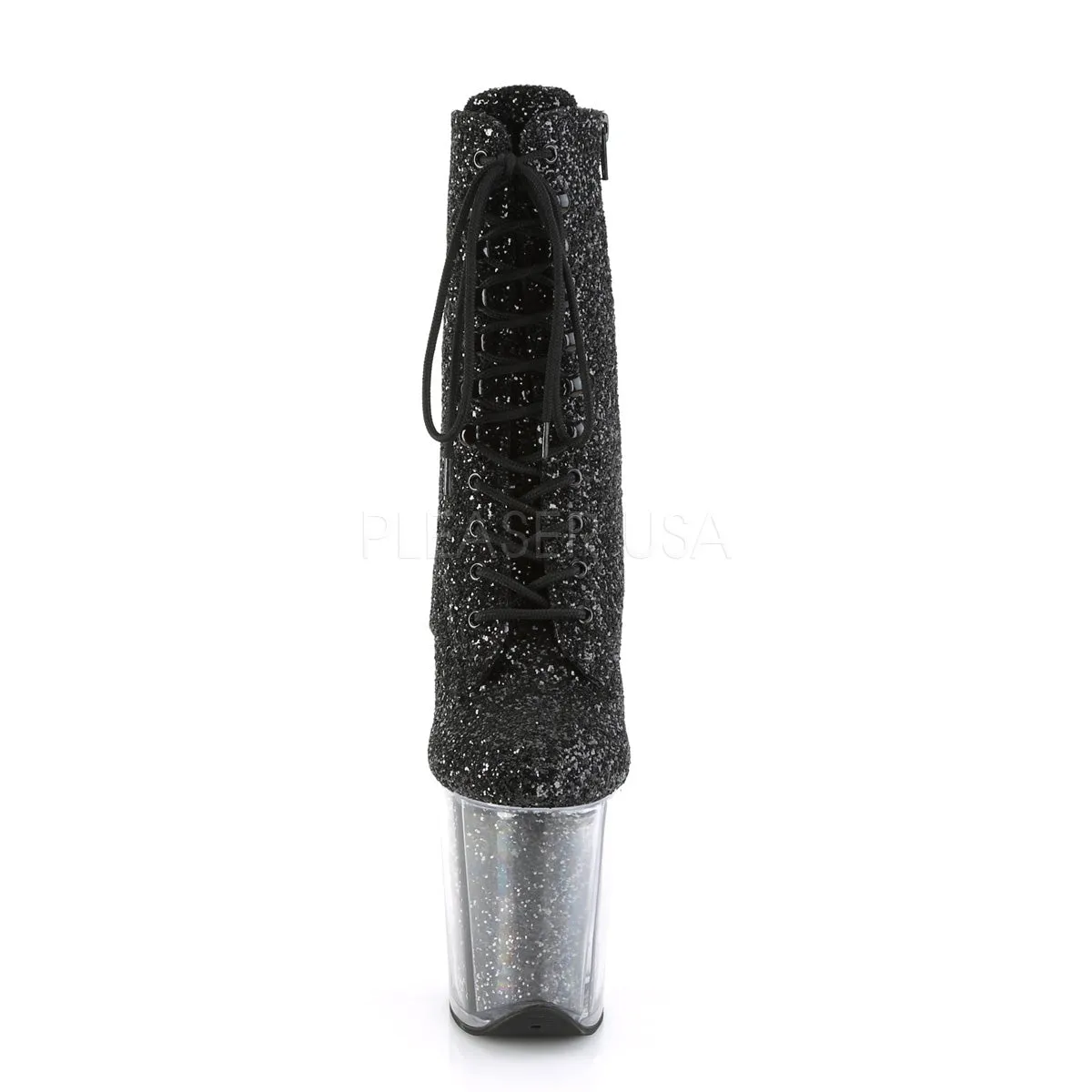 FLAMINGO-1020G  Black Glitter/Black Glitter