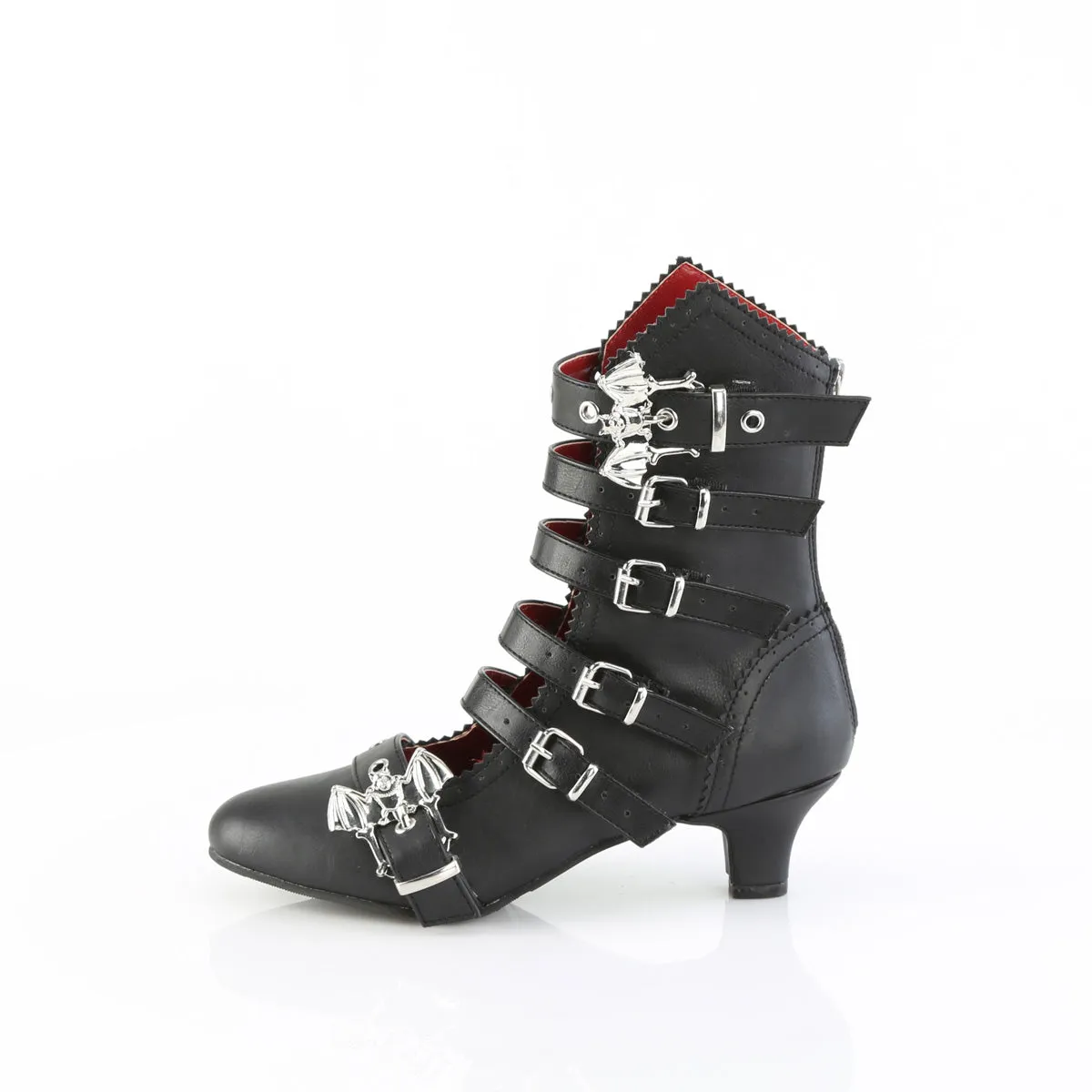 FLORA-1035  Black Vegan Leather