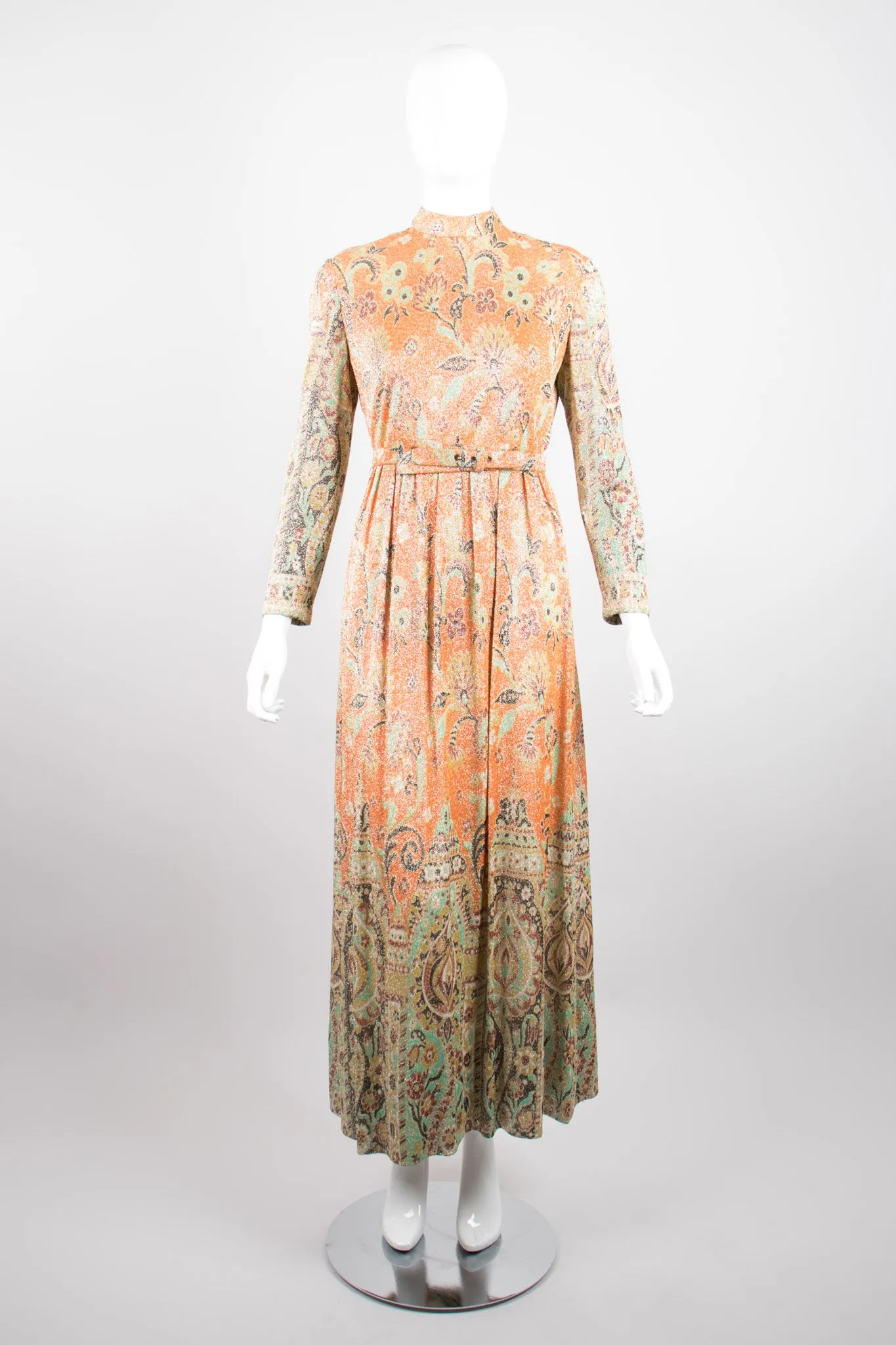 Floral Lurex Dress