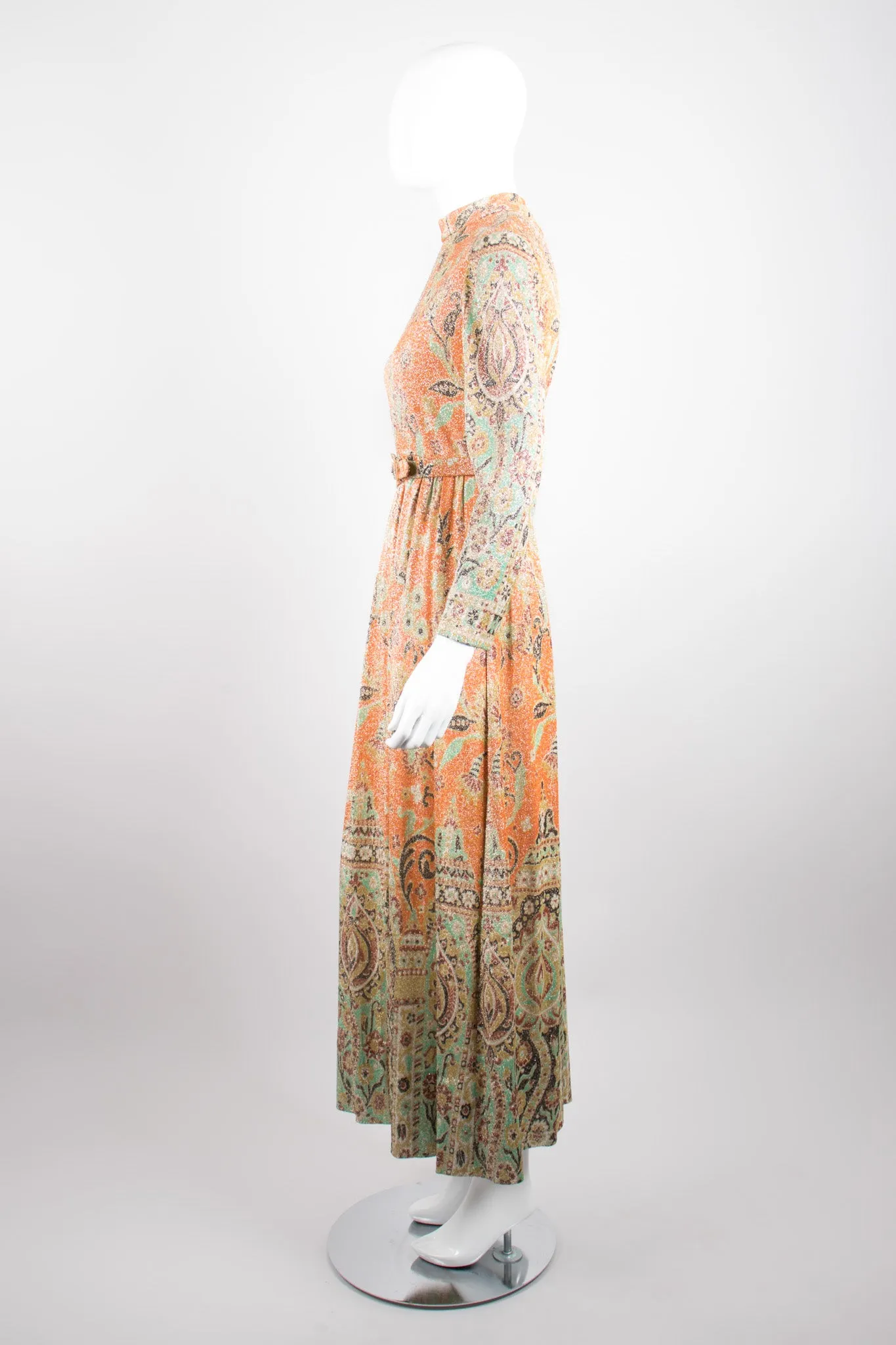Floral Lurex Dress