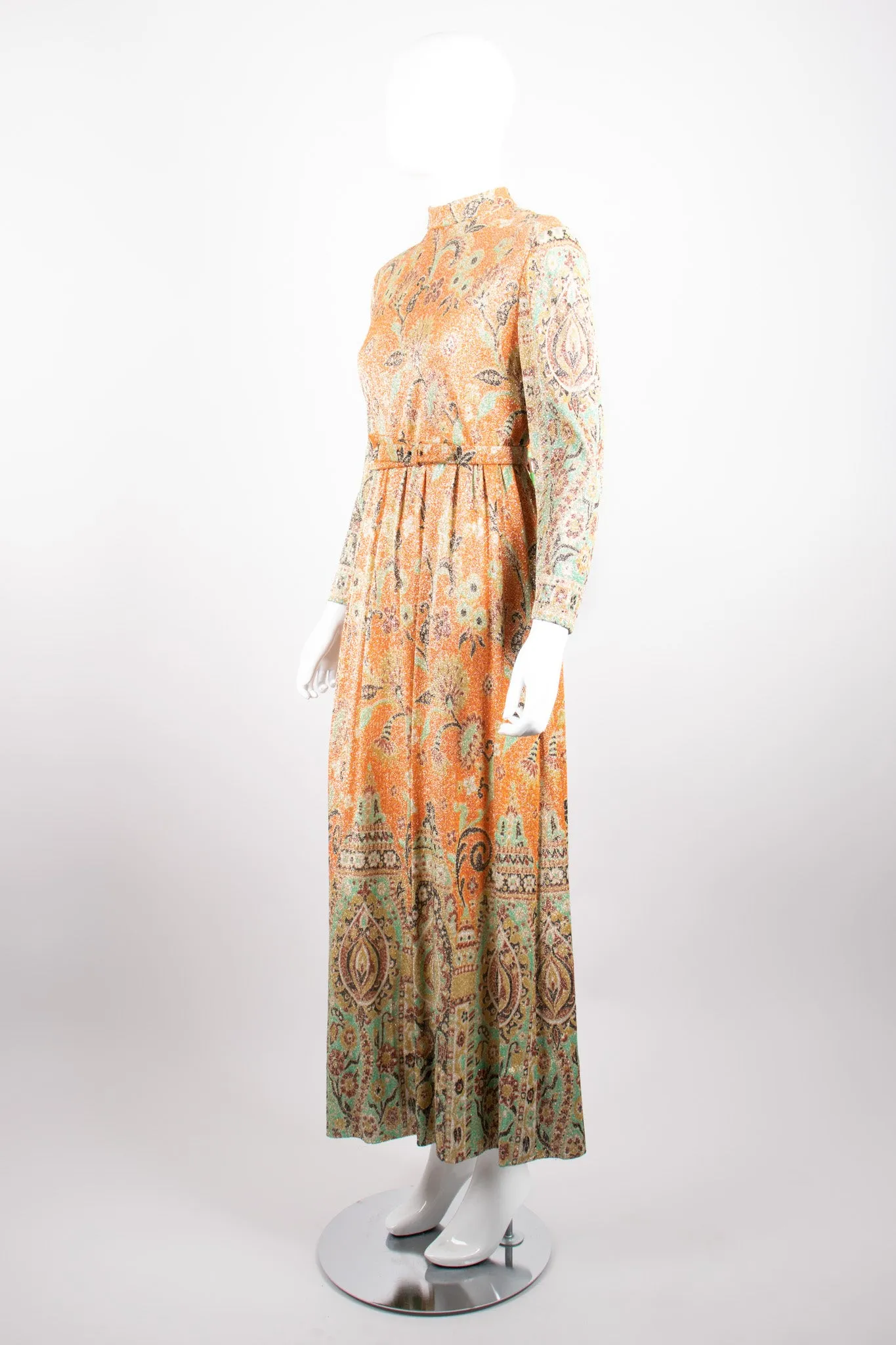 Floral Lurex Dress