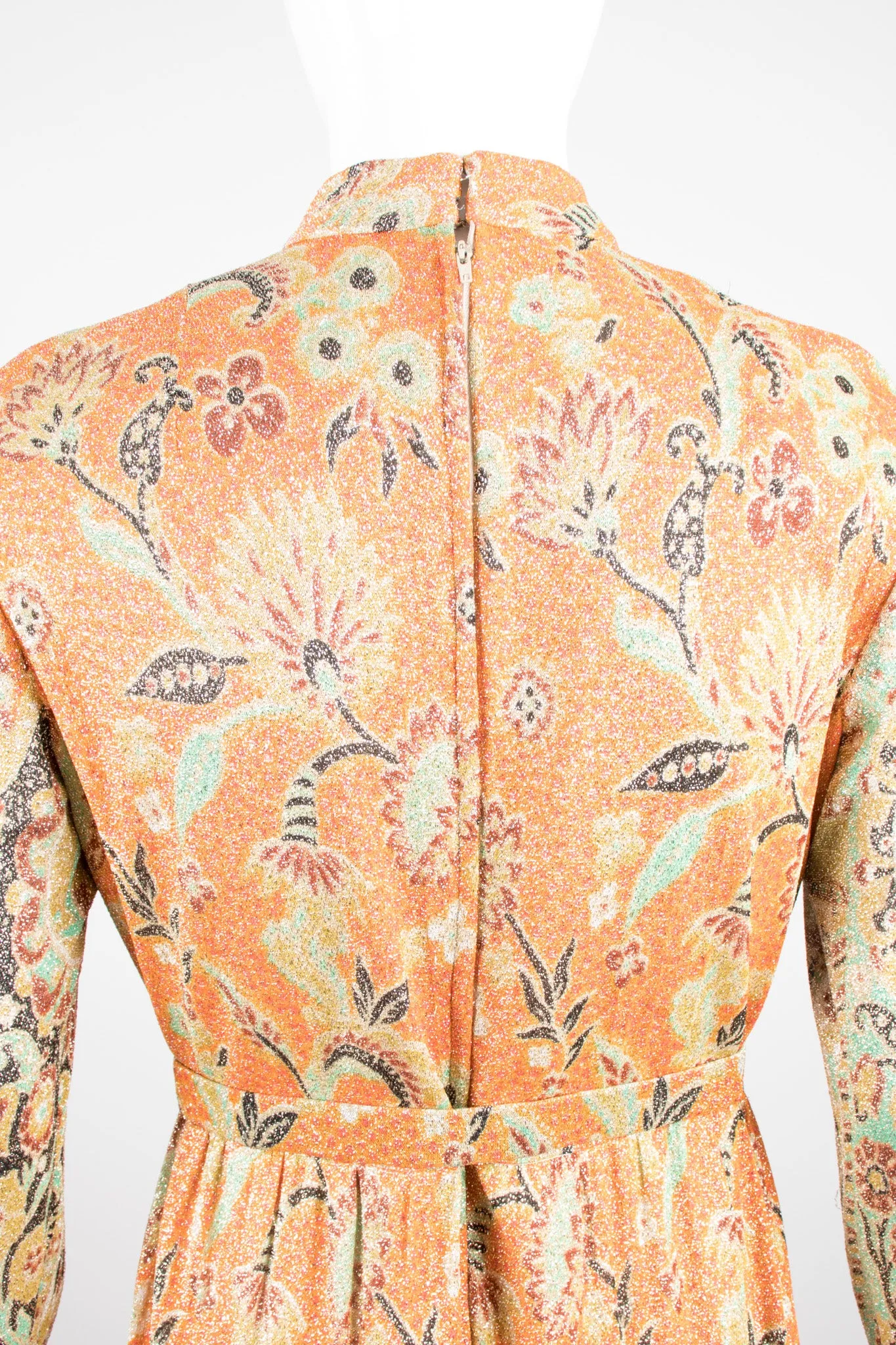 Floral Lurex Dress