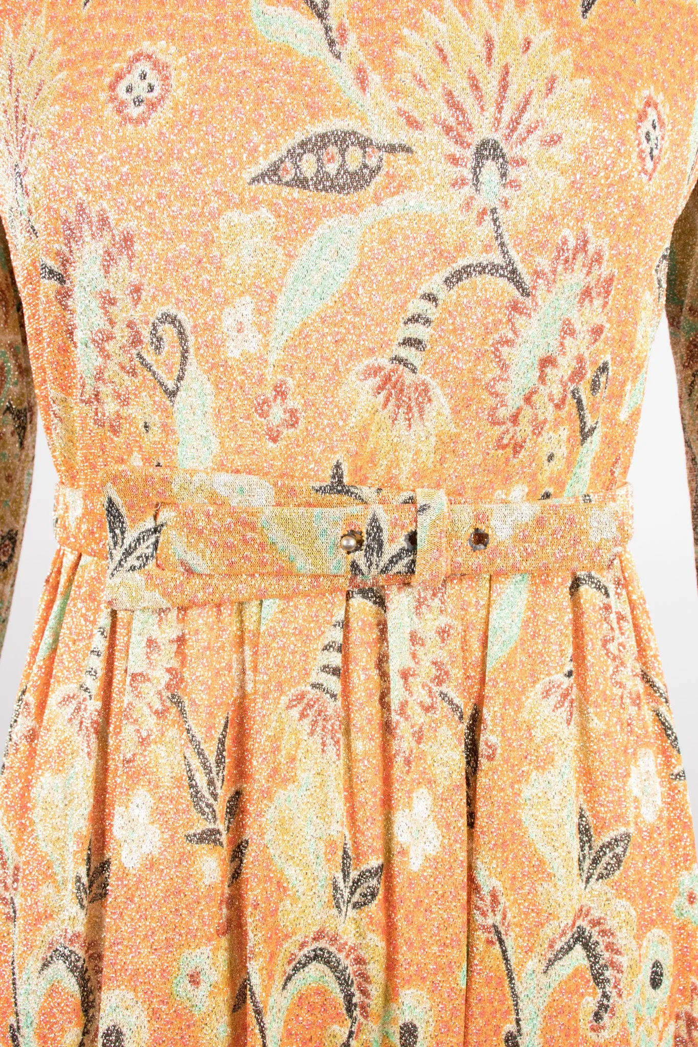 Floral Lurex Dress