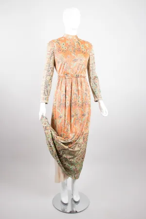 Floral Lurex Dress